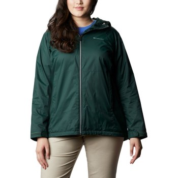 Columbia Ženske Jakne - Switchback Lined Long Plus Size Zelene | AWRZ-86294